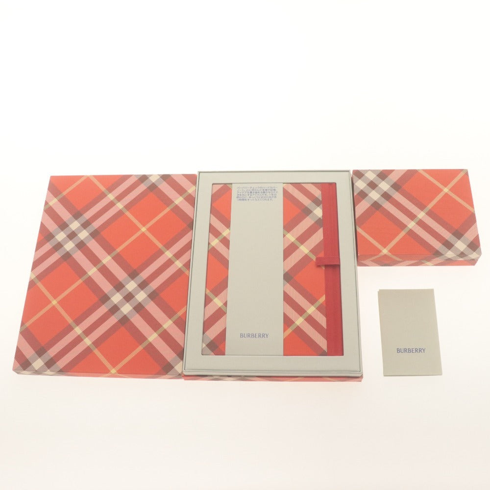 ■ BURBERRY バーバリー トランプ ノート 2点セット まとめ売り プレイカードセット ハードカバー チェック ノベルティ 付属品付 未使用含