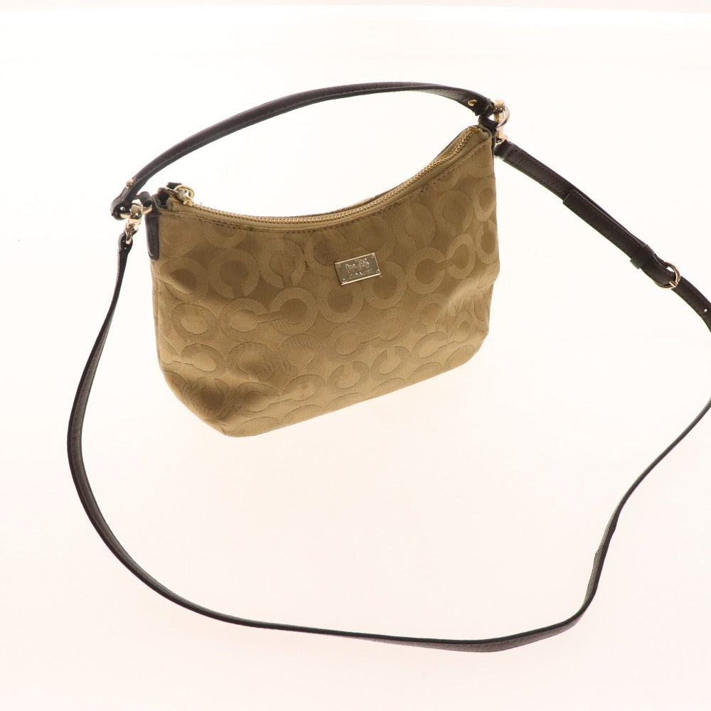 ■ コーチ ショルダーバッグ 3点セット まとめ売り 鞄 総柄 レディース ベージュ ブラウン オレンジ