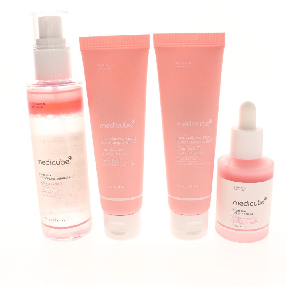 ■ メディキューブ クリーム 美容液 4点セット まとめ売り スキンケア モイスチャークリーム セラム ミスト ぺプチ セラム 箱付き 未使用