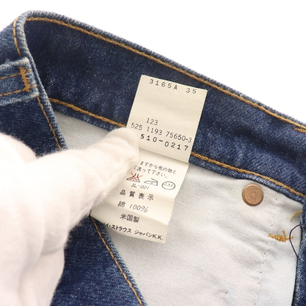 ■ リーバイス デニムパンツ ジーンズ ボトムス 510-0217 525刻印 米国製 メンズ Ｗ31 L34 インディゴブルー