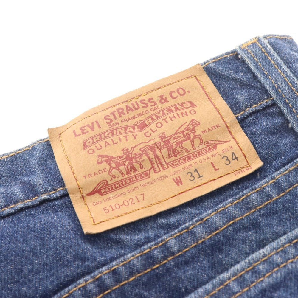 ■ リーバイス デニムパンツ ジーンズ ボトムス 510-0217 525刻印 米国製 メンズ Ｗ31 L34 インディゴブルー