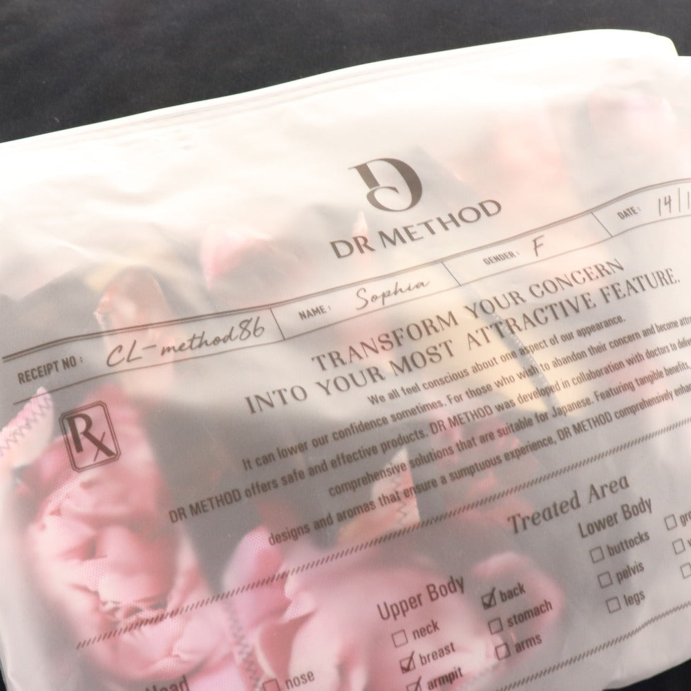 ■ ドクターメソッド ノンジーブラ ショーツノンワイヤー2点セット まとめ売り GL LL シェイディングピンク 花柄 袋付き 未使用