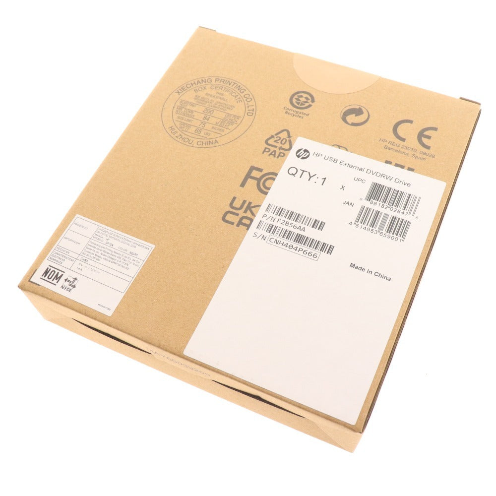 ■ HP製 外付けUSB DVDドライブ HP External USB DVDRW Drive 01 2024 未開封 未使用