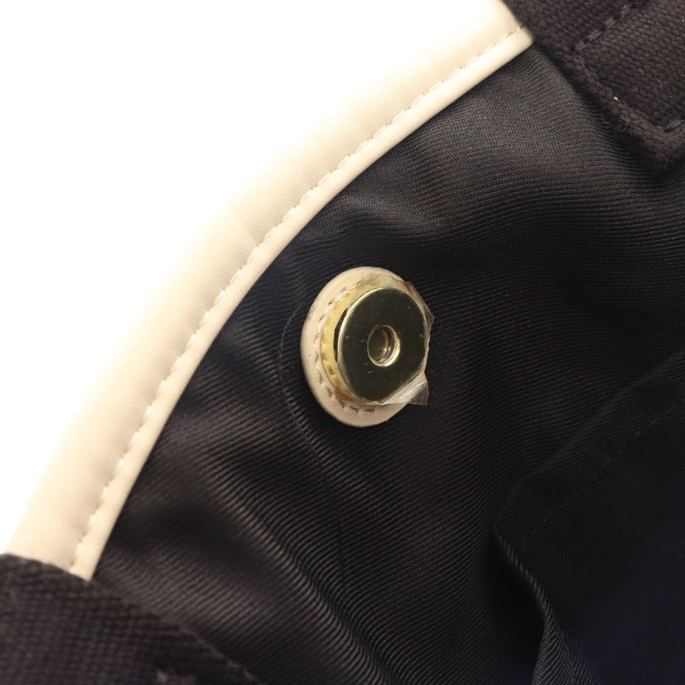 ■ ヘイニ ブルガリ ボアトートバッグ シガレットポーチ 2点セット まとめ売り ベアリア ロゴマニア レディース ベージュ ブラック