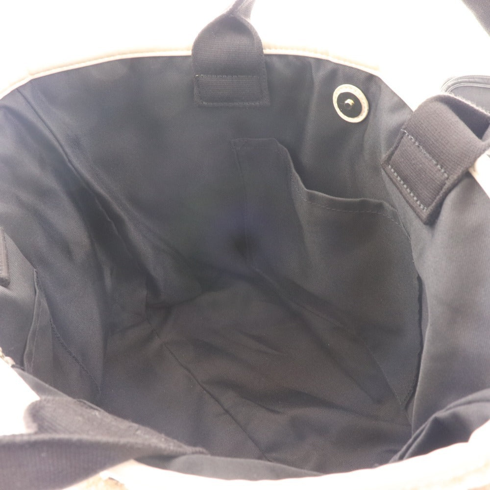 ■ ヘイニ ブルガリ ボアトートバッグ シガレットポーチ 2点セット まとめ売り ベアリア ロゴマニア レディース ベージュ ブラック