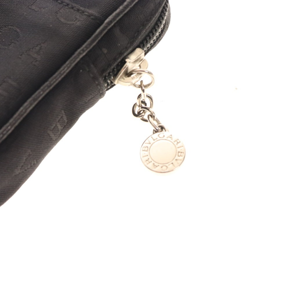 ■ ヘイニ ブルガリ ボアトートバッグ シガレットポーチ 2点セット まとめ売り ベアリア ロゴマニア レディース ベージュ ブラック