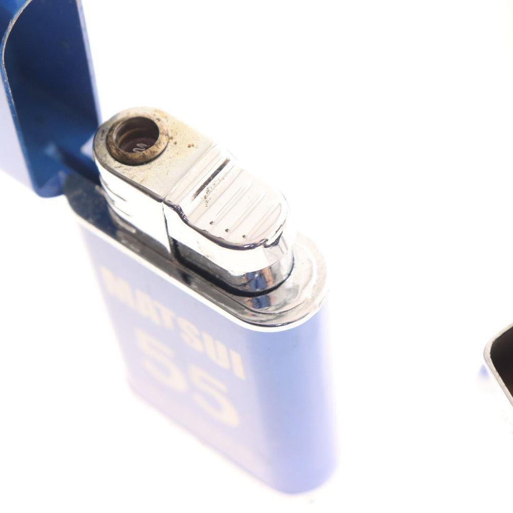 ■ ジッポー 4点セット まとめ売り オイル ガス ライター 喫煙具 スクエア ブライトクロス 1941 松井秀喜 シルバーブルー 箱付き ジャンク