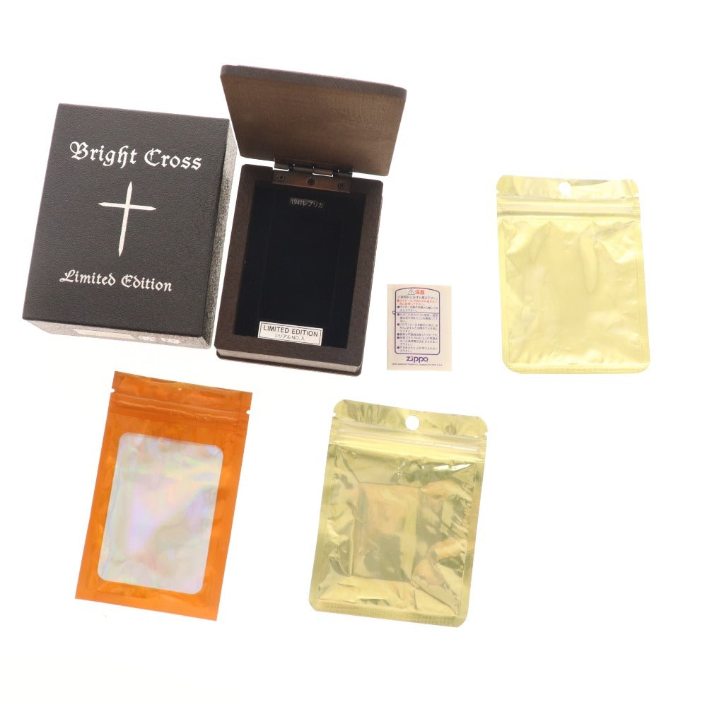 ■ ジッポー 4点セット まとめ売り オイル ガス ライター 喫煙具 スクエア ブライトクロス 1941 松井秀喜 シルバーブルー 箱付き ジャンク