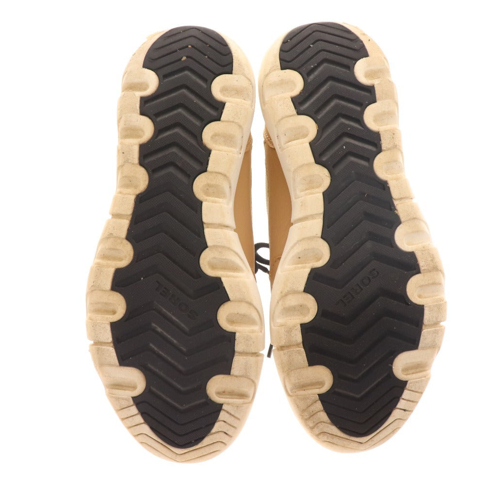 ■ Sorel Sneakers Shoes NL4885-191 Shoes Explorer 2 High Cut Waterproof Women's 24.5cm Beige