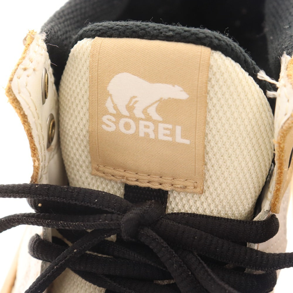 ■ Sorel Sneakers Shoes NL4885-191 Shoes Explorer 2 High Cut Waterproof Women's 24.5cm Beige