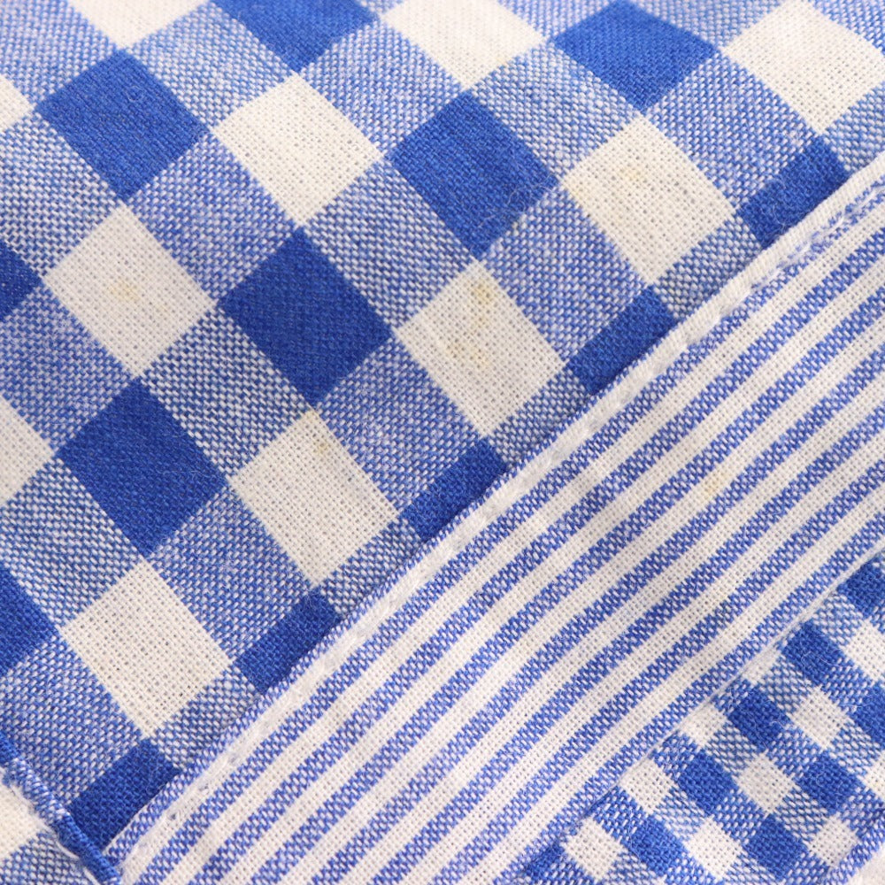 ■ ブルックスブラザーズ テーラードジャケット 長袖 アウターチェック 総柄 メンズ 2 ブルー