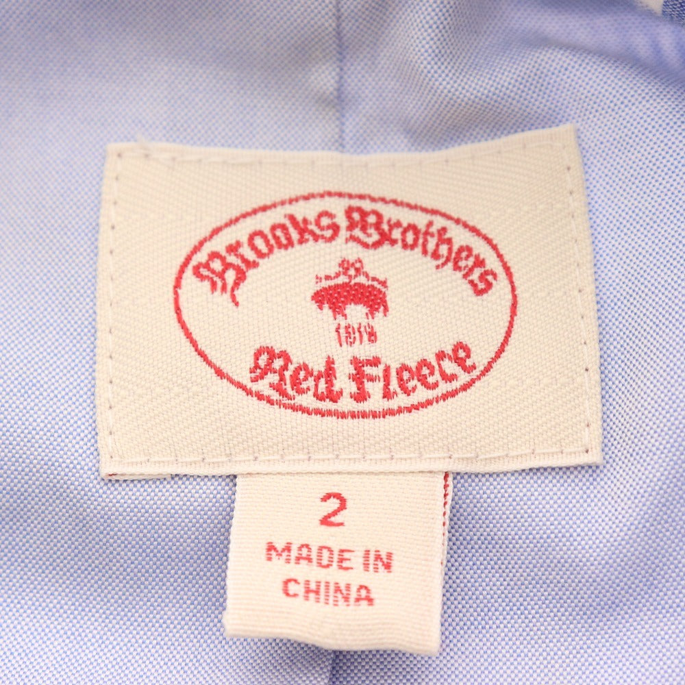 ■ ブルックスブラザーズ テーラードジャケット 長袖 アウターチェック 総柄 メンズ 2 ブルー