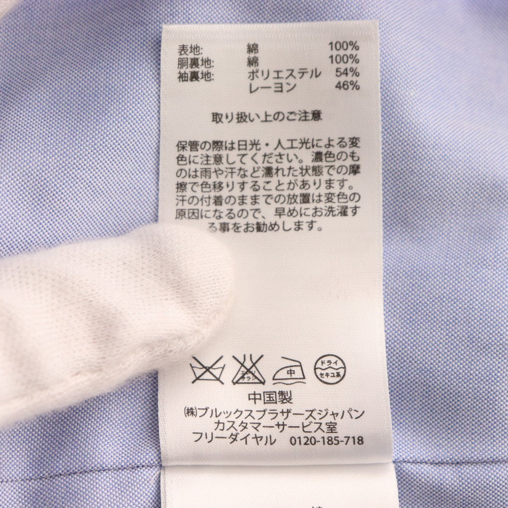 ■ ブルックスブラザーズ テーラードジャケット 長袖 アウターチェック 総柄 メンズ 2 ブルー