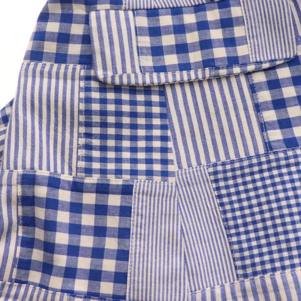 ■ ブルックスブラザーズ テーラードジャケット 長袖 アウターチェック 総柄 メンズ 2 ブルー