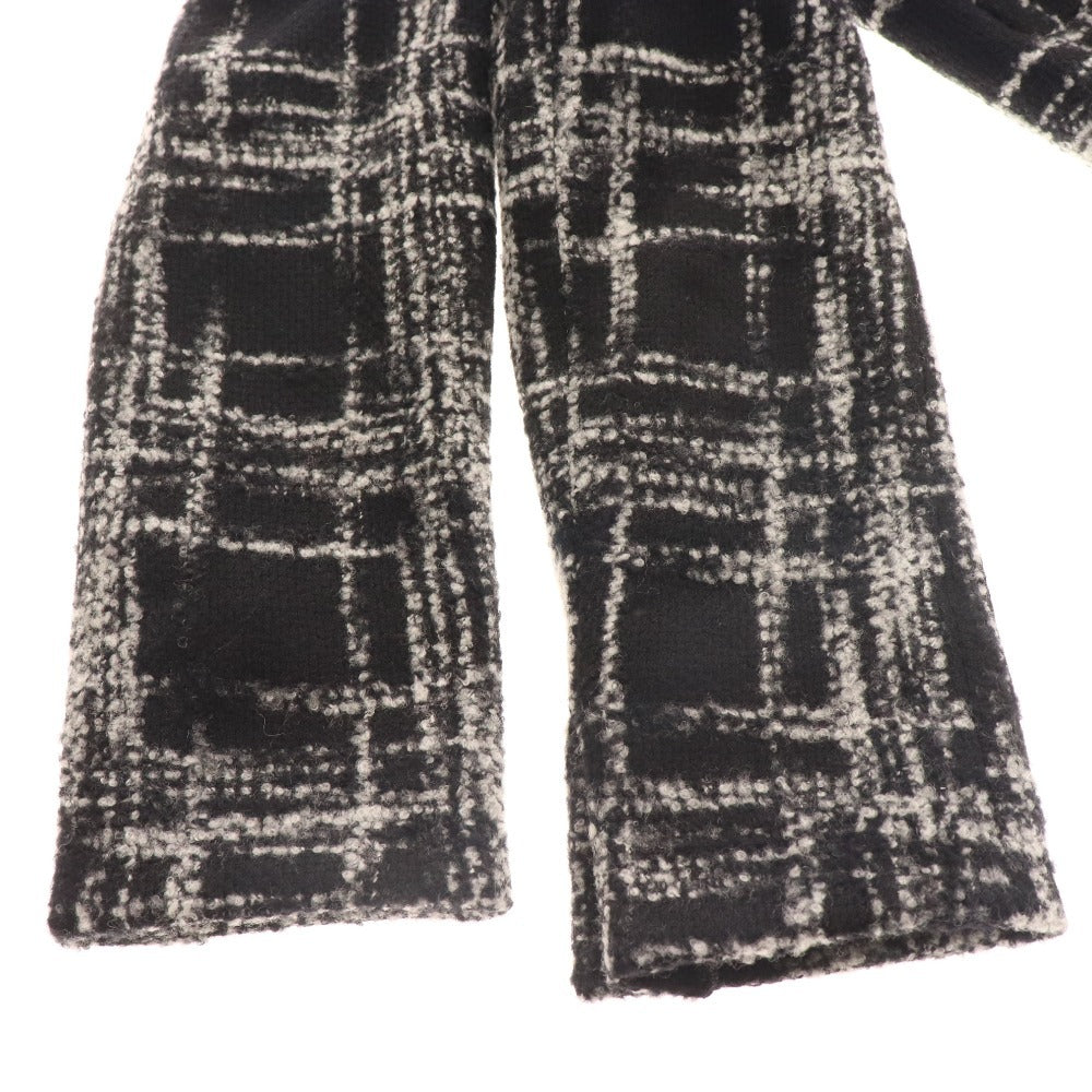 ■ ヨシエイナバ セットアップ ジャケット タイトスカート アウター ボトムス ツイード レディース 9 ブラック