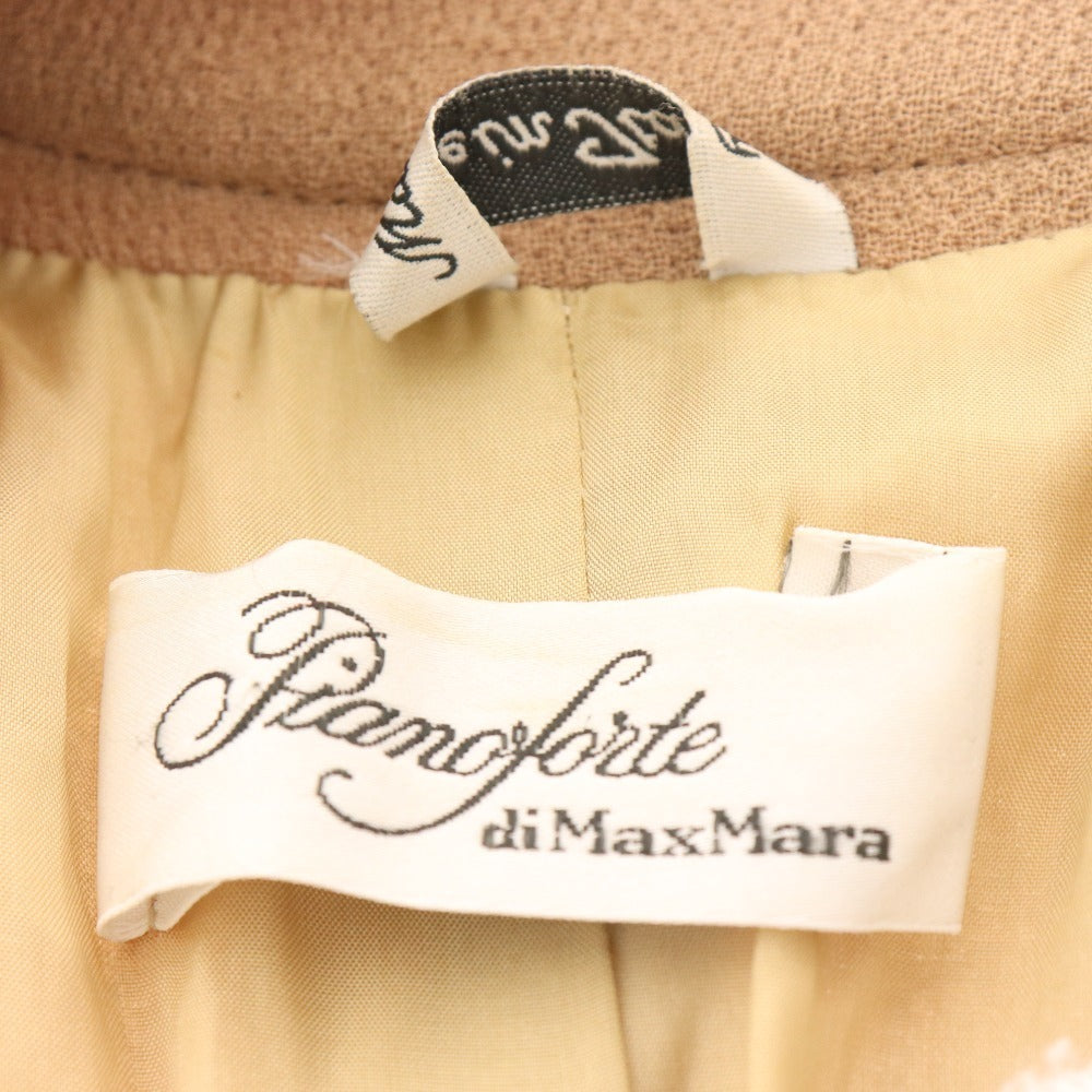 ■ マックスマーラ ピアノフォルテ チェスターコート ロング丈 アウター レディース 36 ベージュ