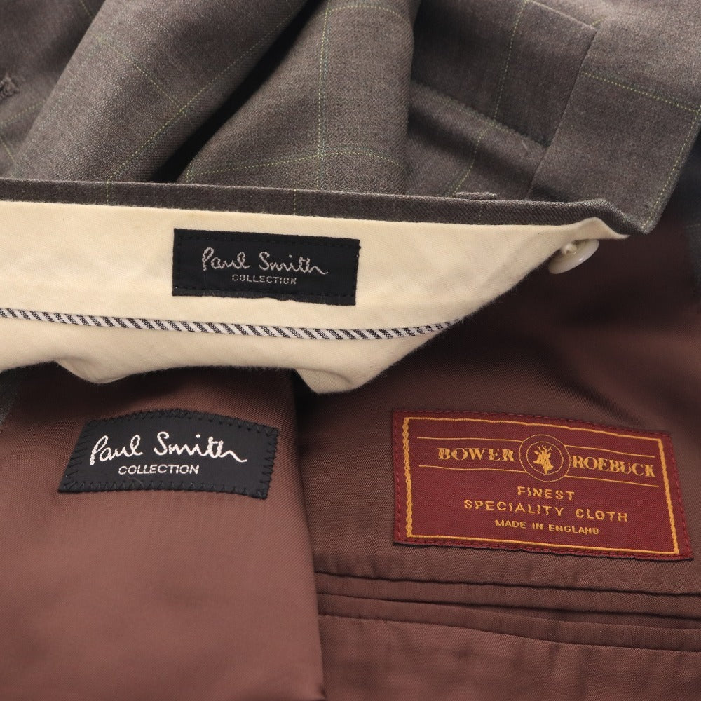 ■ ポールスミスコレクション スーツ セットアップ ジャケット パンツ 長袖 654-003 ウィント?ウヘ?ン メンズ XL グレー