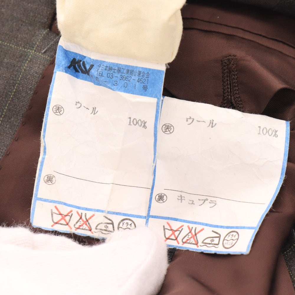 ■ ポールスミスコレクション スーツ セットアップ ジャケット パンツ 長袖 654-003 ウィント?ウヘ?ン メンズ XL グレー