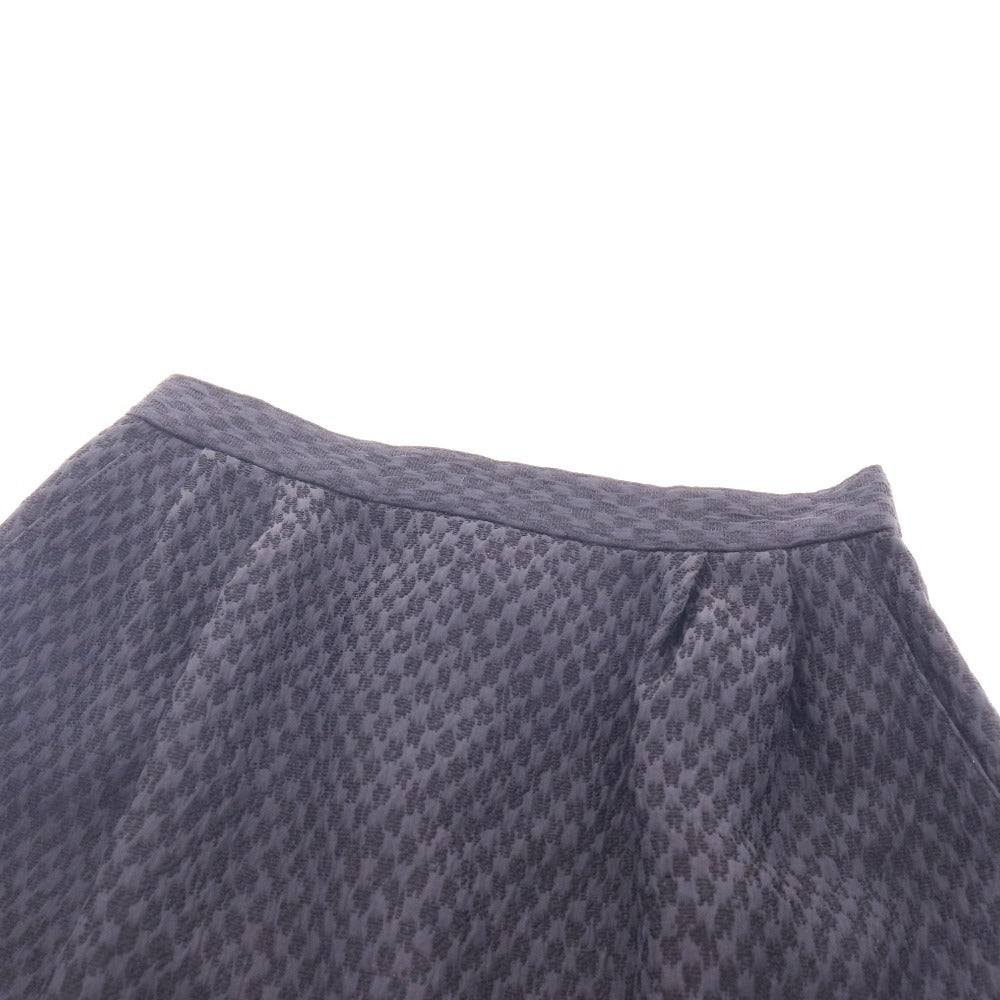 ■ ジュンアシダ スーツ セットアップ ジャケット 膝丈スカート 長袖 PA9306 トップス ボトムス 日本製 丸襟 レディース 9 ブラック