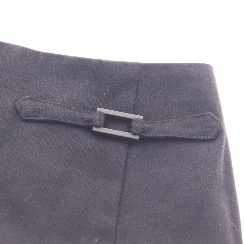 ■ アクリス ひざ丈スカート ボトムス スリット ベルト レディース 13 ブラック