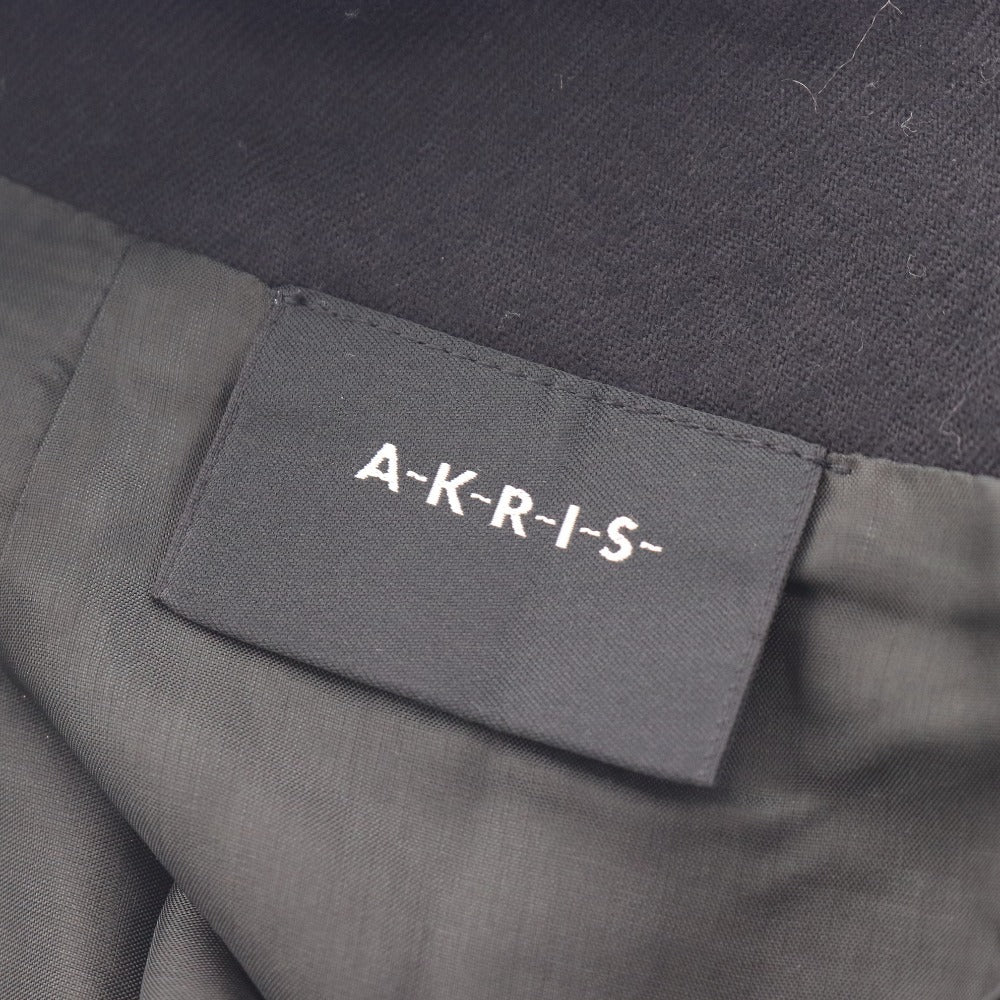 ■ アクリス ひざ丈スカート ボトムス スリット ベルト レディース 13 ブラック