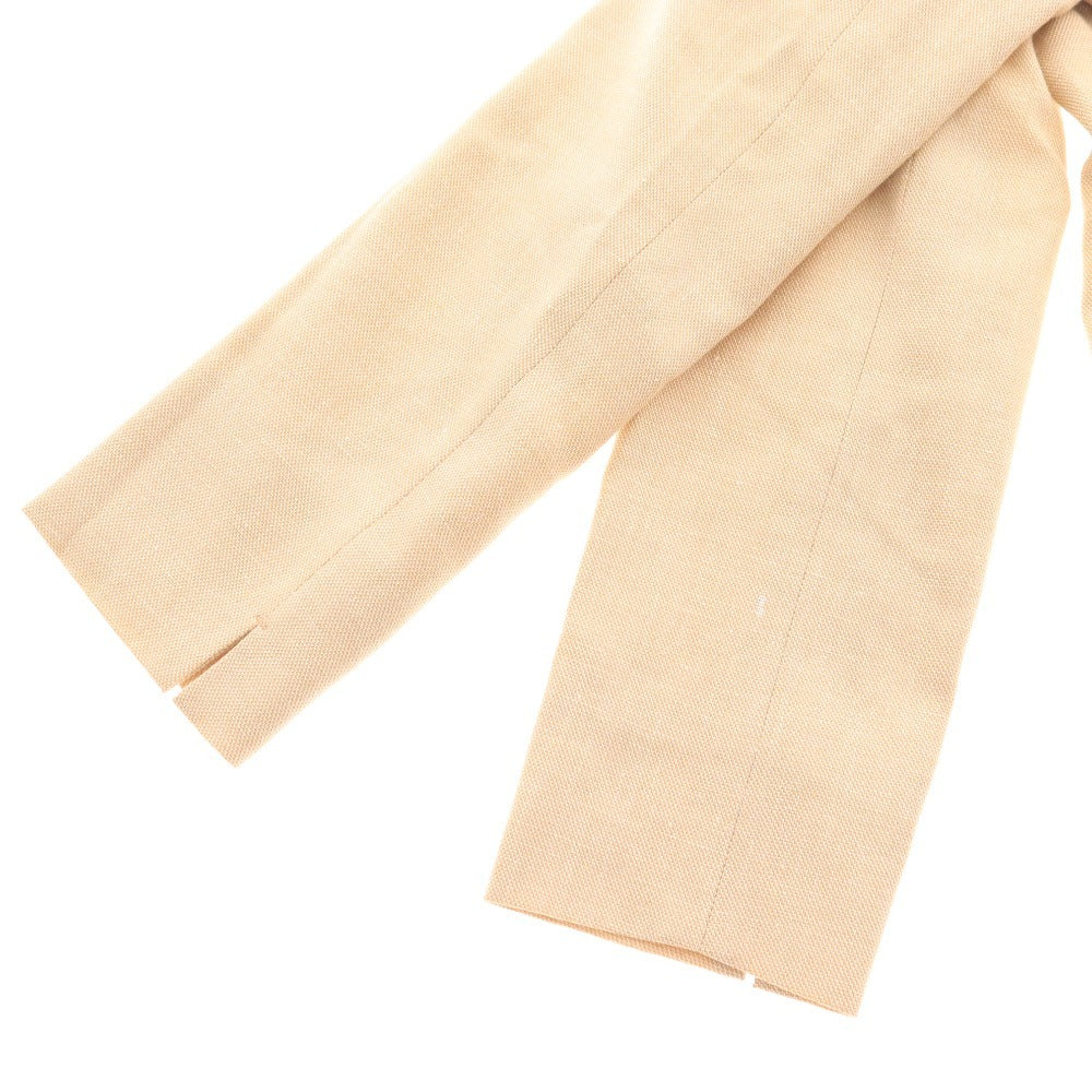 ■ 23区 セットアップ スーツ ジャケット ロングスカート 長袖 隠しボタン ラメ生地 フレア レディース 38 ライトベージュ