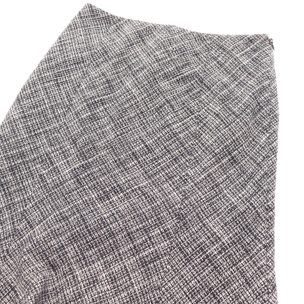 ■ アンタイトル セットアップ スーツ ジャケット ひざ丈スカート 長袖 トップス ボトムス ツイード フレア レディース 3 2 ブラック系