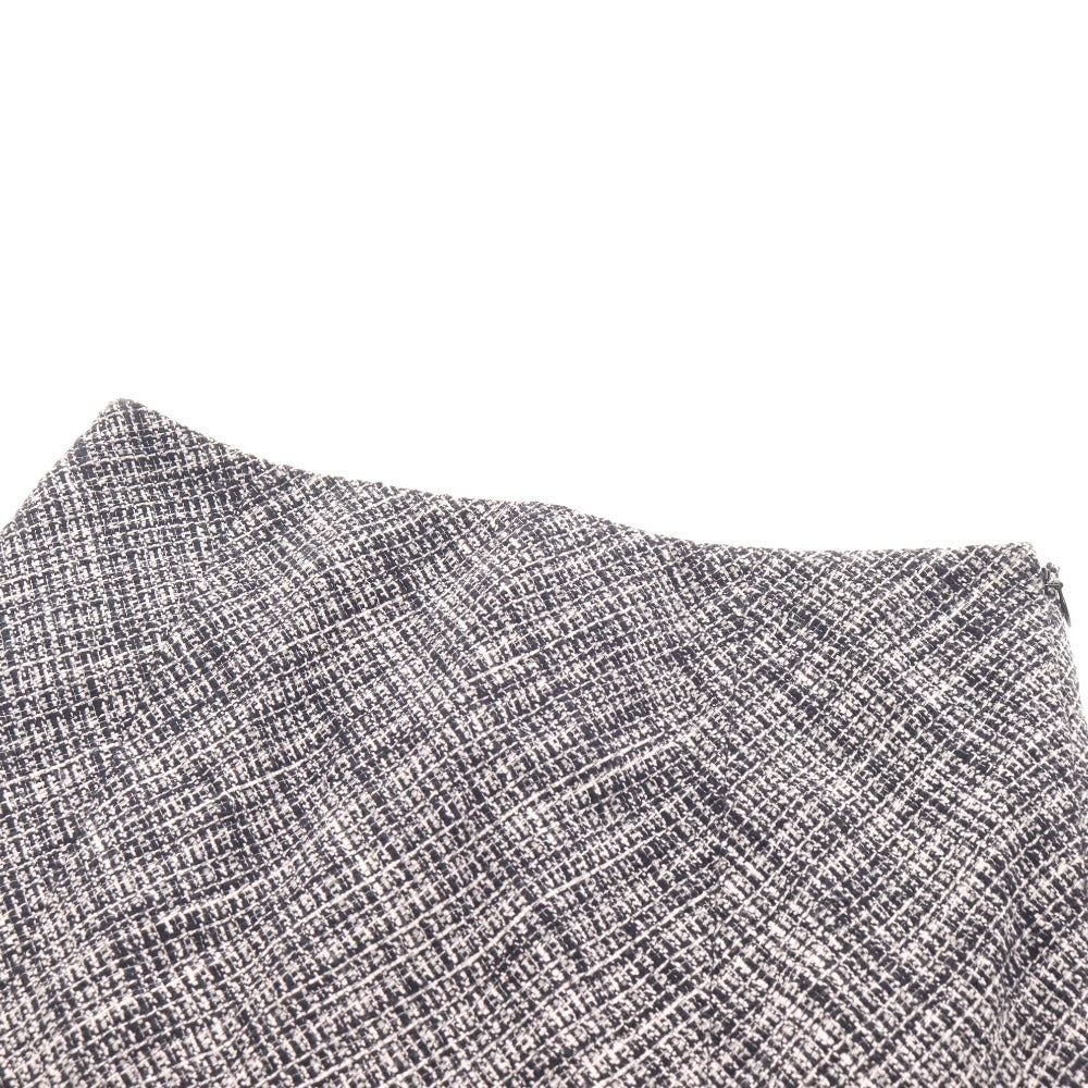 ■ アンタイトル セットアップ スーツ ジャケット ひざ丈スカート 長袖 トップス ボトムス ツイード フレア レディース 3 2 ブラック系