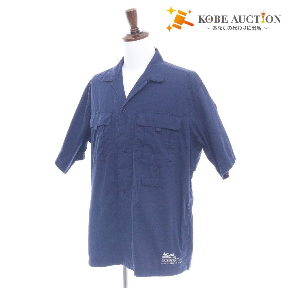 ■ ベイフロー ジャケット 半袖 アウター 無地 ボタン ポケット メッシュ メンズ 4 ネイビー系