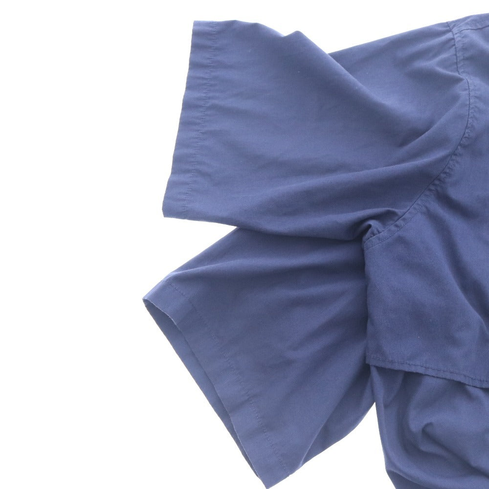 ■ ベイフロー ジャケット 半袖 アウター 無地 ボタン ポケット メッシュ メンズ 4 ネイビー系