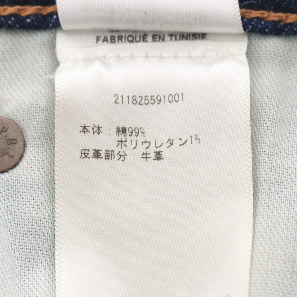 ■ ポロ ラルフローレン デニムパンツ ジーパン ボトムス ストレート レディース 26R ネイビー系