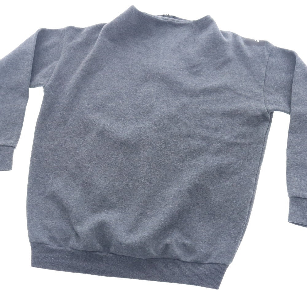 ■ アディダス トレーナー 長袖 トップス 無地 チャック 丸首 メンズ レディース S ダークグレー系