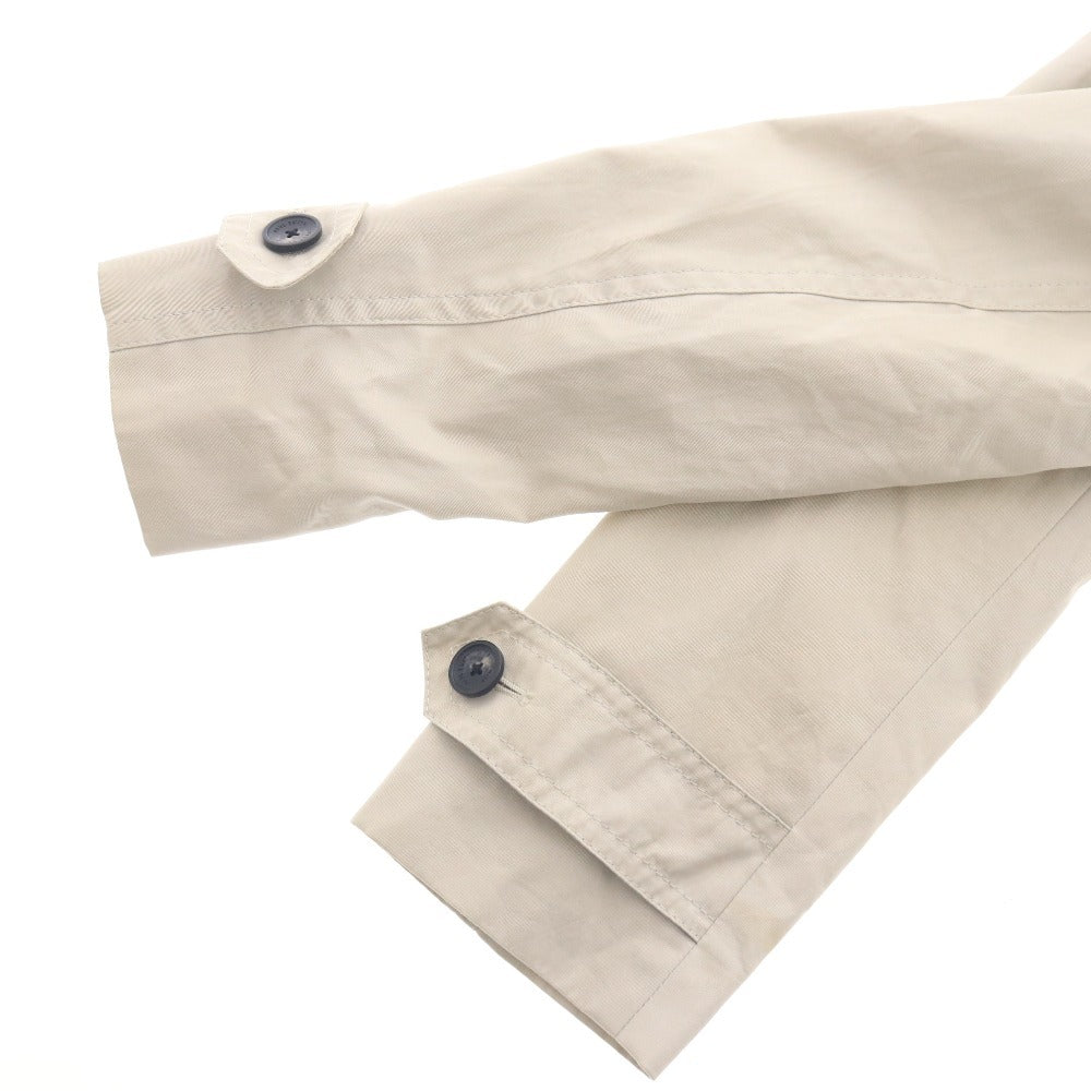 ■ ポールスミス トレンチ コート アウター ボタン ポケット ベルト 無地 レディース 40 ライトベージュ