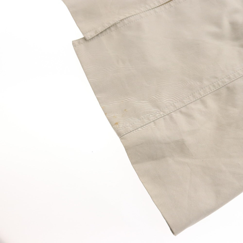 ■ ポールスミス トレンチ コート アウター ボタン ポケット ベルト 無地 レディース 40 ライトベージュ