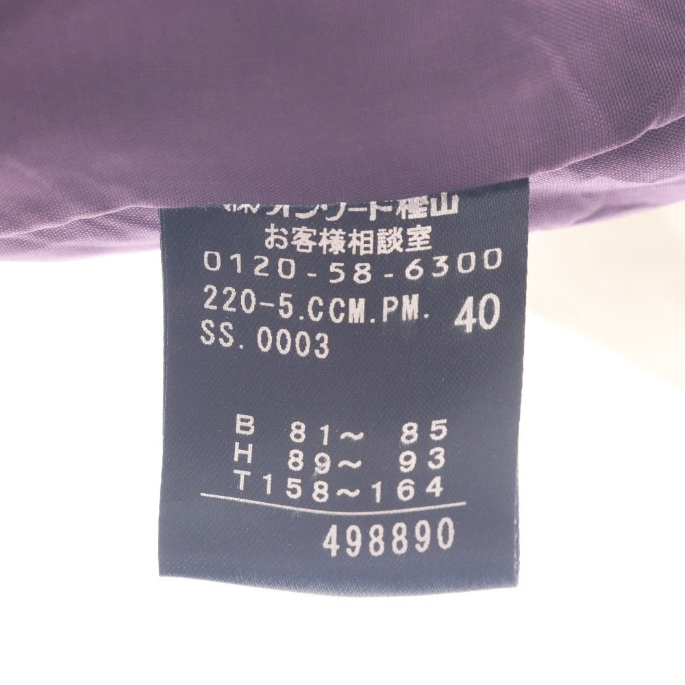 ■ ポールスミス トレンチ コート アウター ボタン ポケット ベルト 無地 レディース 40 ライトベージュ