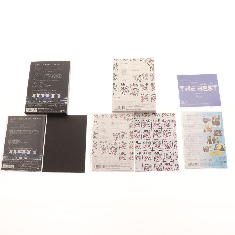 ■ 2PM ジュンケイ DVD CD 4点セット まとめ売り ソロツアー2015 東京ドームツアー ワンポイントハングル ベストアルバム 韓流 未開封含む