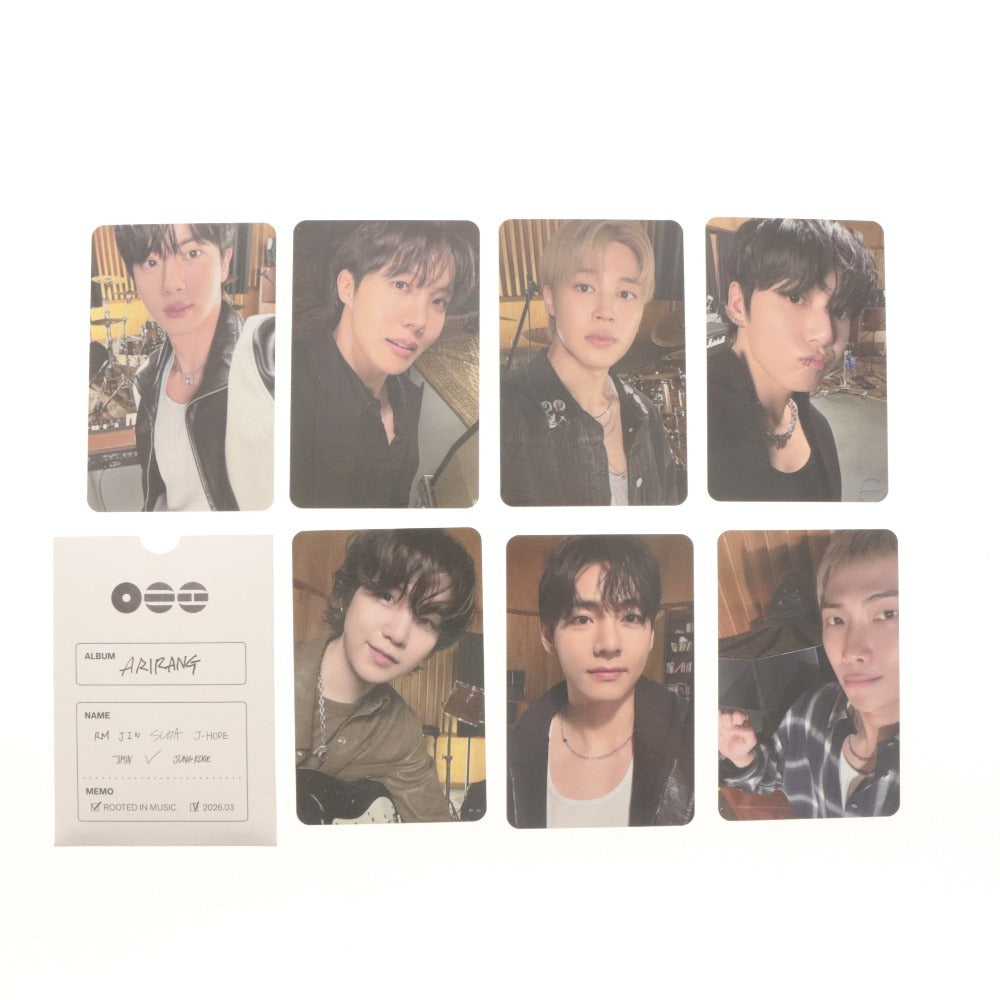 ■ BTS Album with Bonus Items ARIRANG ROOTED IN MUSIC ver. CD Photobook Film Photocard RM JIN SUGA etc. with Accessories