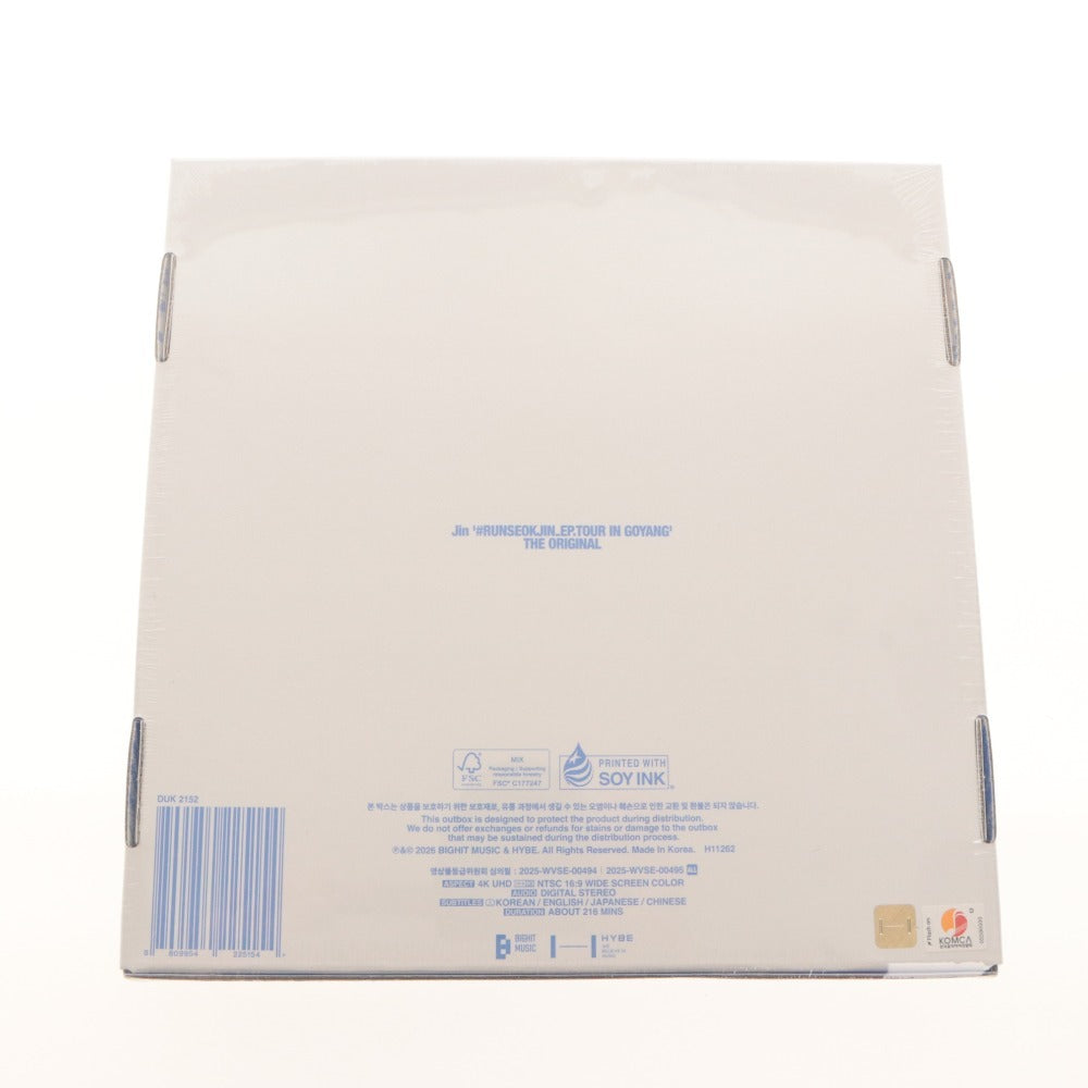 ■ BTS Jin Official Goods JIN #RUNSEOKJIN EP.TOUR GOYANG THE ORIGINAL With Photocard and Accessories, Unused, Unopened