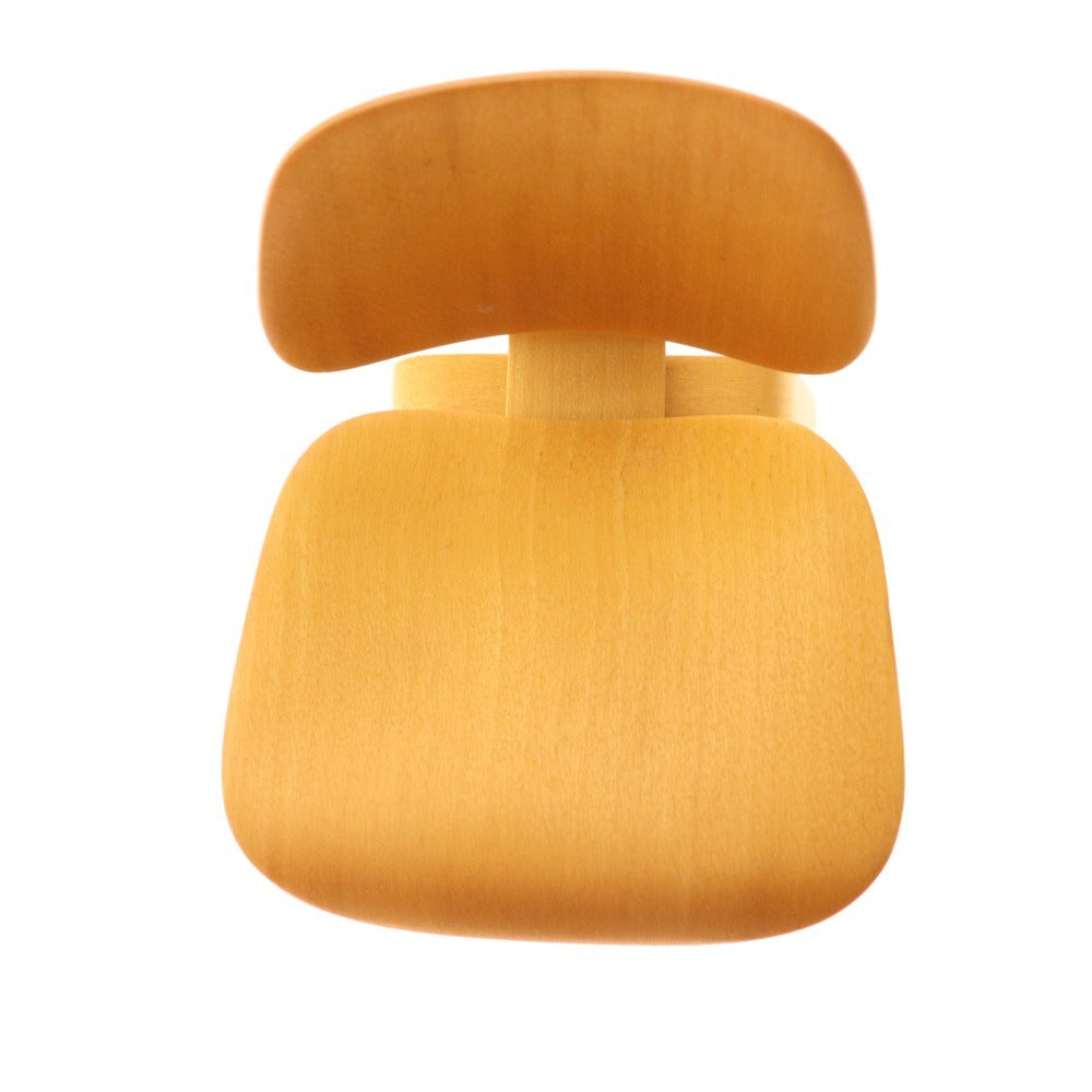 ■ ヴィトラデザインミュージアム ミニチュア チェア Charles ＆ Ray Eames LCW 1945 手作り 木製 ポーランド製 箱付き