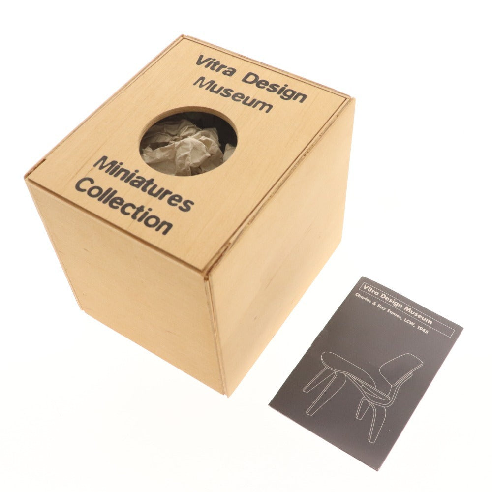 ■ ヴィトラデザインミュージアム ミニチュア チェア Charles ＆ Ray Eames LCW 1945 手作り 木製 ポーランド製 箱付き