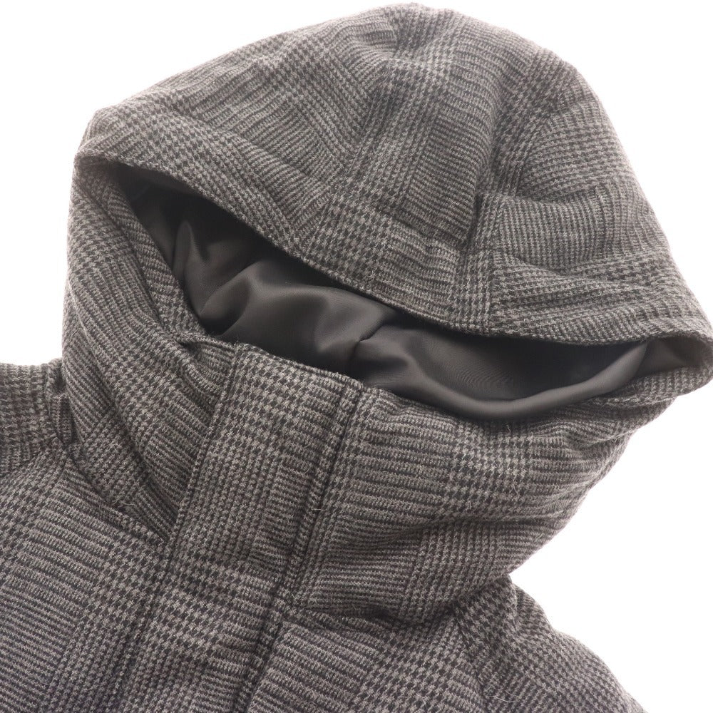 ■ ズッカ セットアップ ダウンジャケット ショートパンツ グレンチェック レディース M グレー