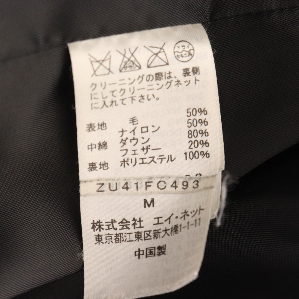 ■ ズッカ セットアップ ダウンジャケット ショートパンツ グレンチェック レディース M グレー