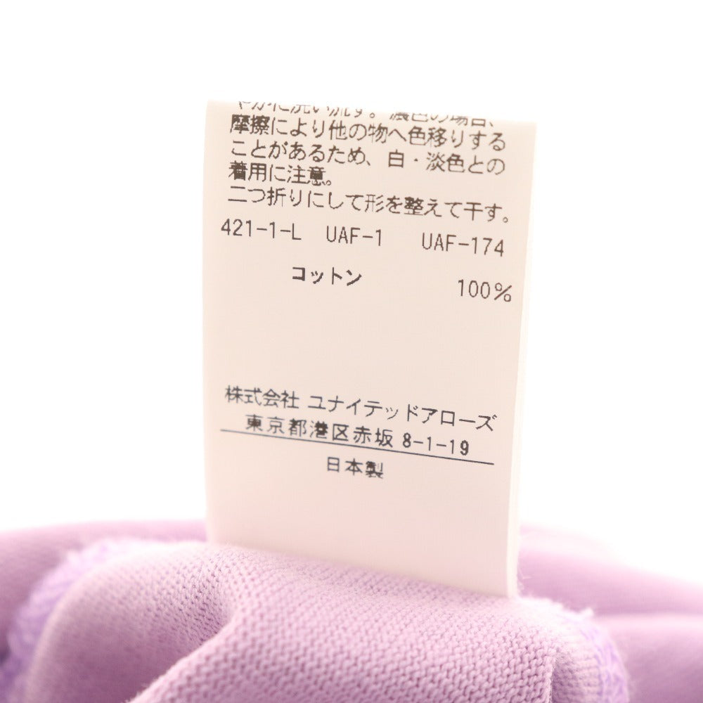 ■ イウエンマトフ カットソー ワンピース 長袖 ロング丈 トップス ボトムス スリット レディース F パープル タグ付き 未使用