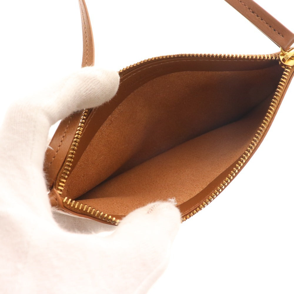 ■ ジェイアンドエム デヴィットソン ポーチ レディース ブラウン 箱付き 未使用