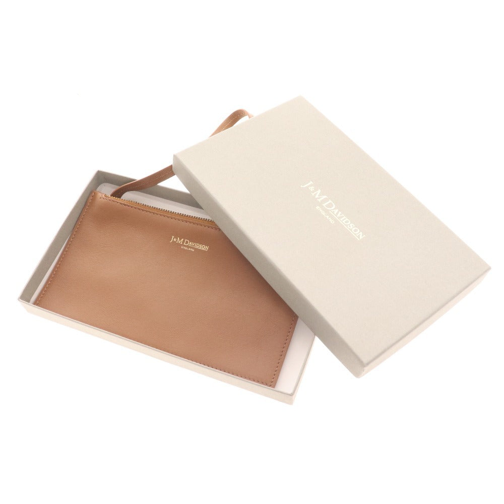 ■ ジェイアンドエム デヴィットソン ポーチ レディース ブラウン 箱付き 未使用