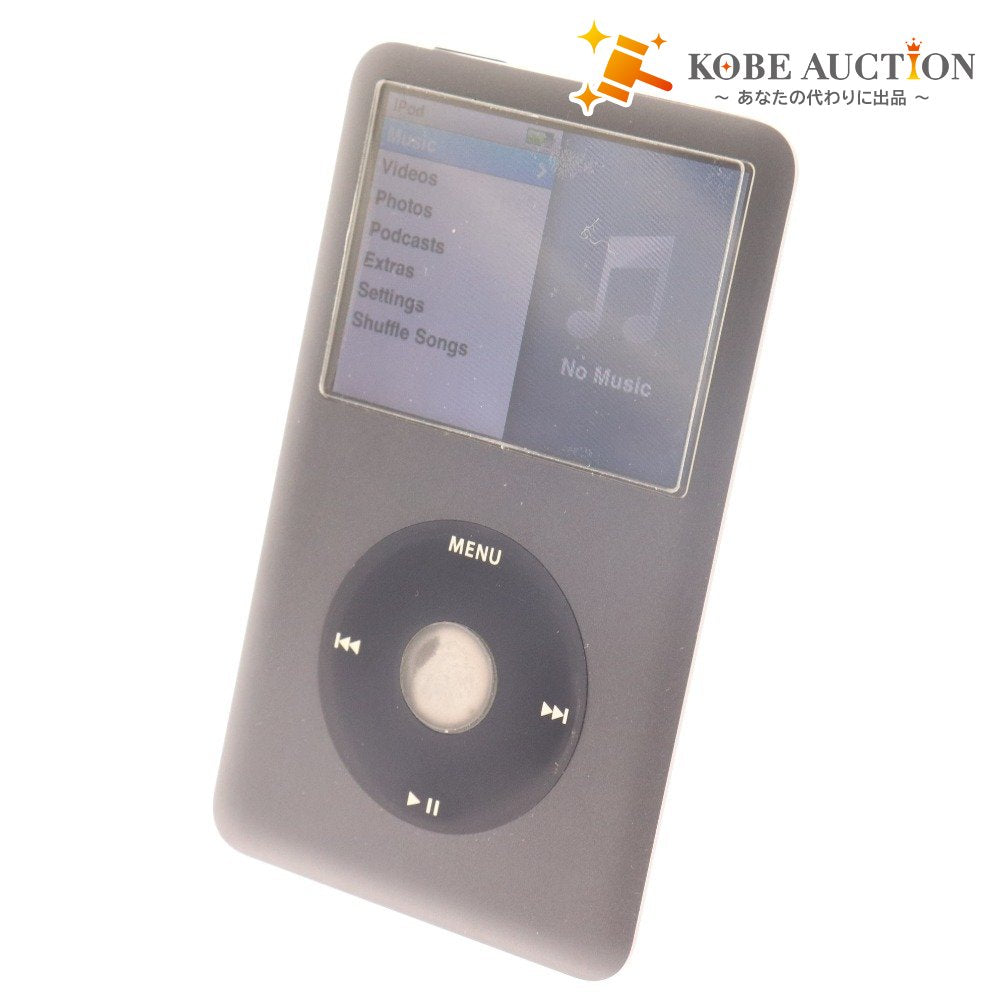 ■ アップル iPod classic 120GB A1238 アイポッド ブラック 通電確認済み 付属品付き ジャンク