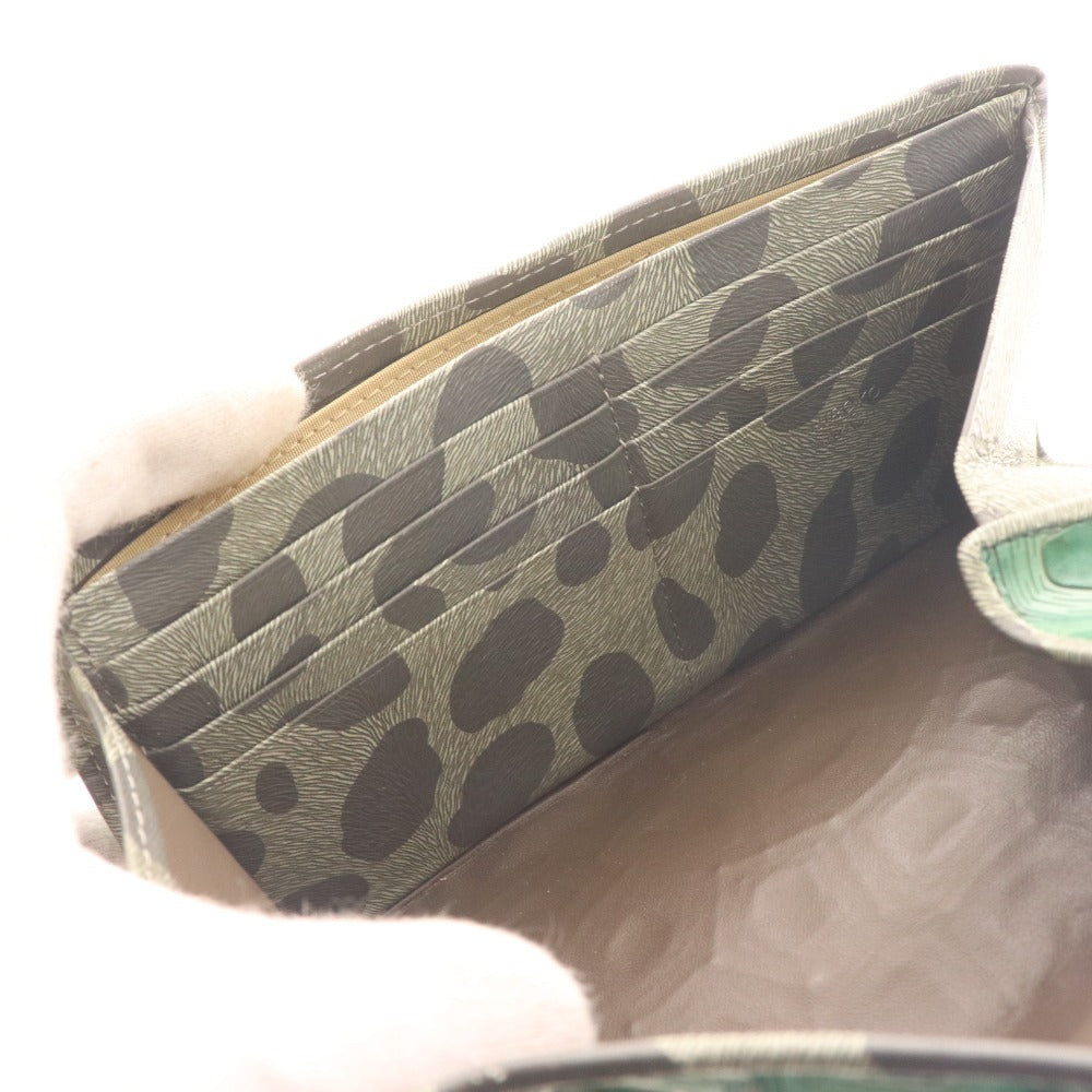 ■ ヒロコハヤシ 長財布 ウォレット コラボラツィオーネ ギャルソン レディース グリーン