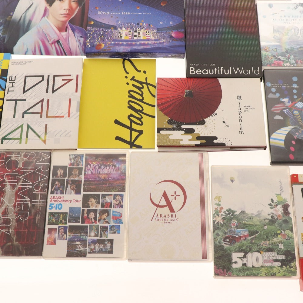 ■ 嵐 コンサート ライブツアー フェス グッズ 19点セット まとめ売り DVD ブルーレイ CD ベストアルバム