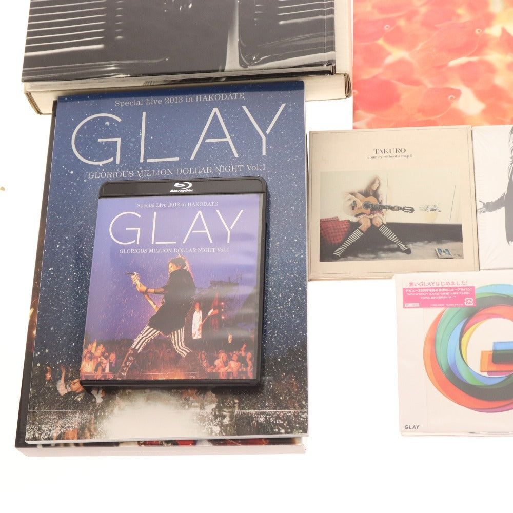 ■ GLAY グレイ 写真集 DVD CD ブルーレイ 10点セット まとめ売り スペシャルライブ2013 life record in america 未開封含む