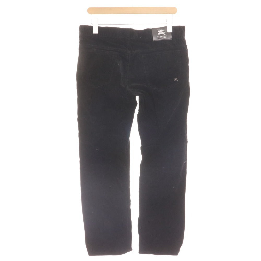 ■ バーバリーブラックレーベル パンツ ボトムス コーデュロイ メンズ 79 ブラック
